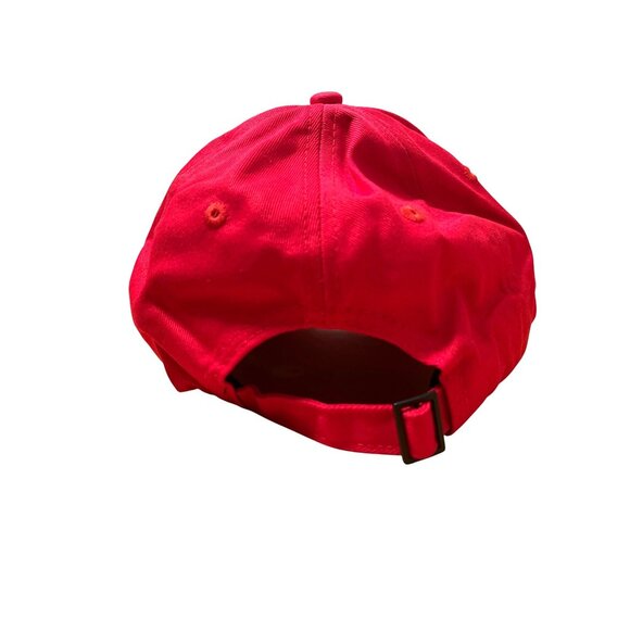 The Kooples Red Logo Baseball Cap With Adjustable Back Strap - Picture 2 of 3